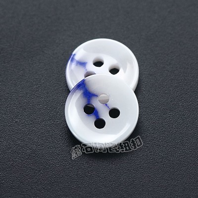 双色陶瓷纽扣 服装创新辅料衬衫扣子 支持各式加工定制