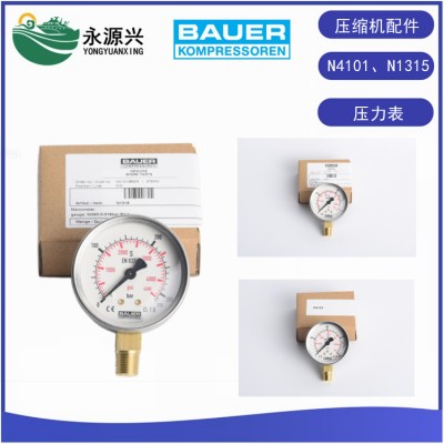 宝华BAUER压缩机压力表N4101 N1315压力表