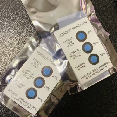中山灯饰灯具用湿度指示卡电子五金用湿度防潮纸