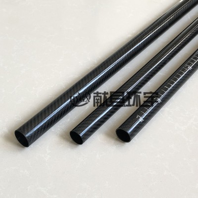 多种规格3K碳纤维管 亮光纤维复合材料 空心碳纤维管