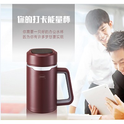 国产双层商务用真空保温杯批发加盟商 上海思乐得