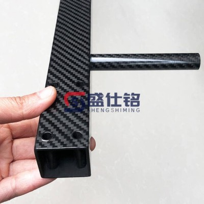 碳纤维异型材料加工 高强度碳纤维型材 厂家批发碳纤维零部件