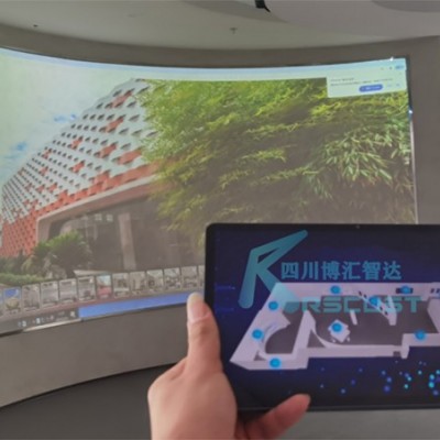 RSCUST触摸屏展厅中控系统场景交互灯光联动K700