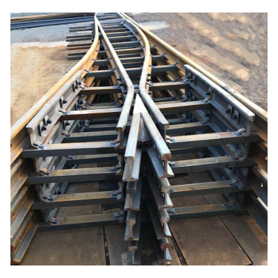 DK615-4-12矿用单开道岔先轨距后轨型 横杠半径跟叉号