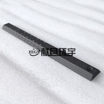 CNC 加工碳纤维异形棒 打孔开槽构件 机械设备配件