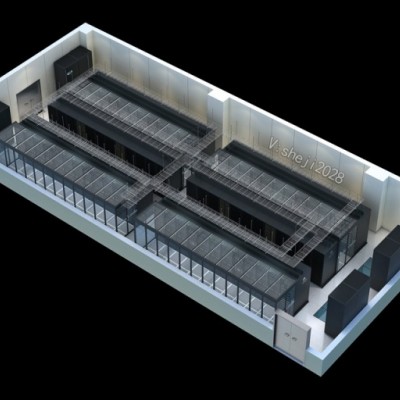 天津效果图设计|机房动环建设|拼接屏效果图制作